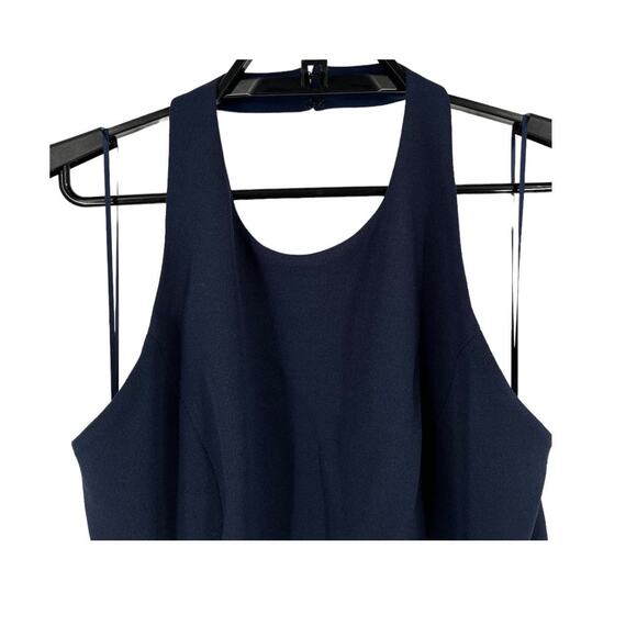 Dress the Population Paige Halter Neck Mermaid Gown blue size X-Large XL - Picture 4 of 7